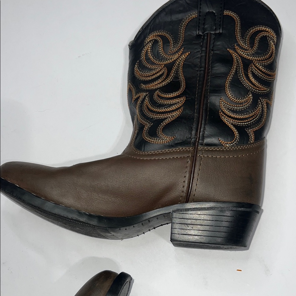 Kids Smokey Mountain Cowboy Boots size 2.5 - Picture 7 of 9